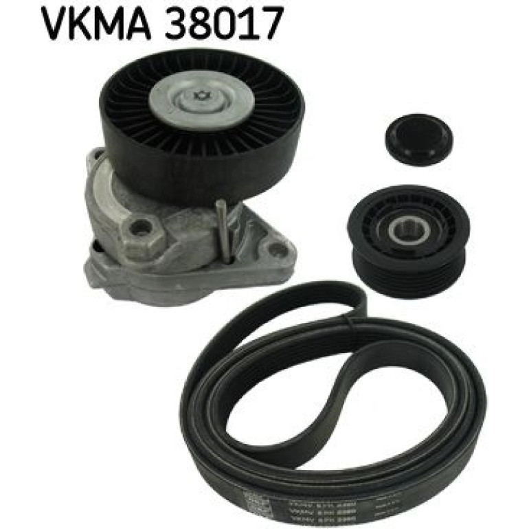 Keilrippenriemensatz VKMA 38017 Keilrippenriemensatz VKMA 38017