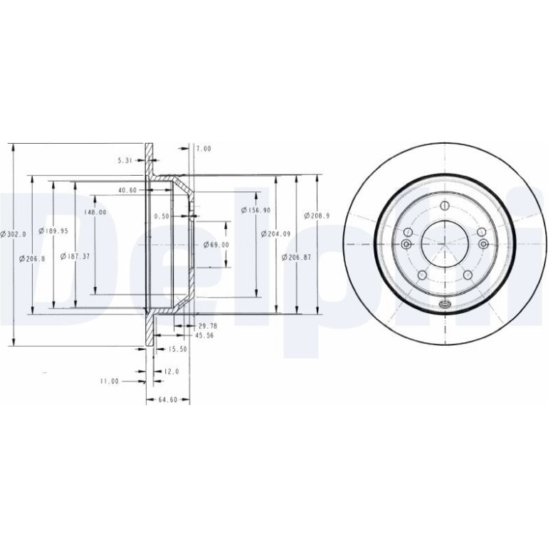 Bremsscheibe BG4335 Bremsscheibe BG4335