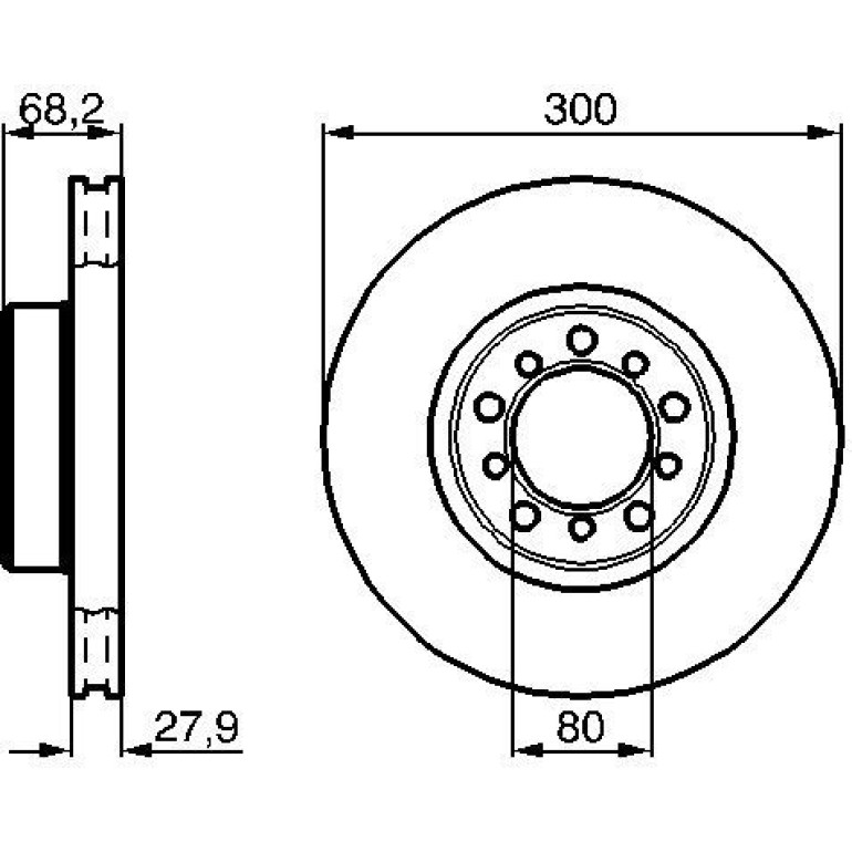 Bremsscheibe 0 986 478 197 Bremsscheibe 0 986 478 197