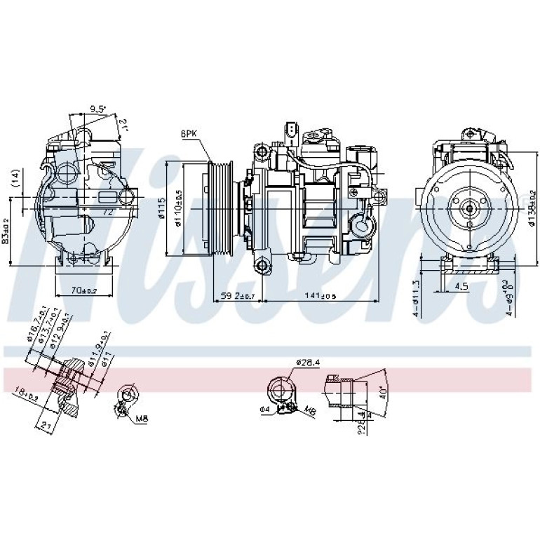 Kompressor, Klimaanlage 89384