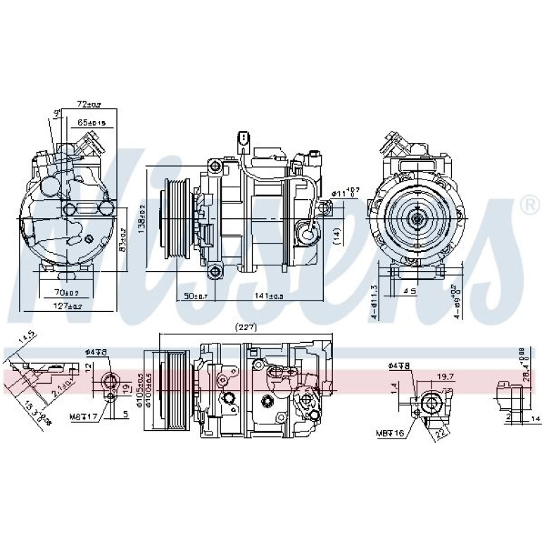 Kompressor, Klimaanlage 890173