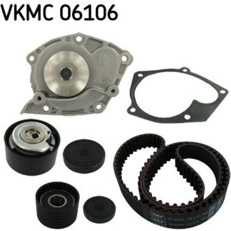 Wasserpumpe + Zahnriemensatz VKMC 06106 Wasserpumpe + Zahnriemensatz VKMC 06106