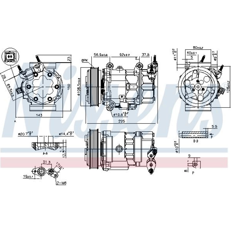 Kompressor, Klimaanlage 890041 Kompressor, Klimaanlage 890041
