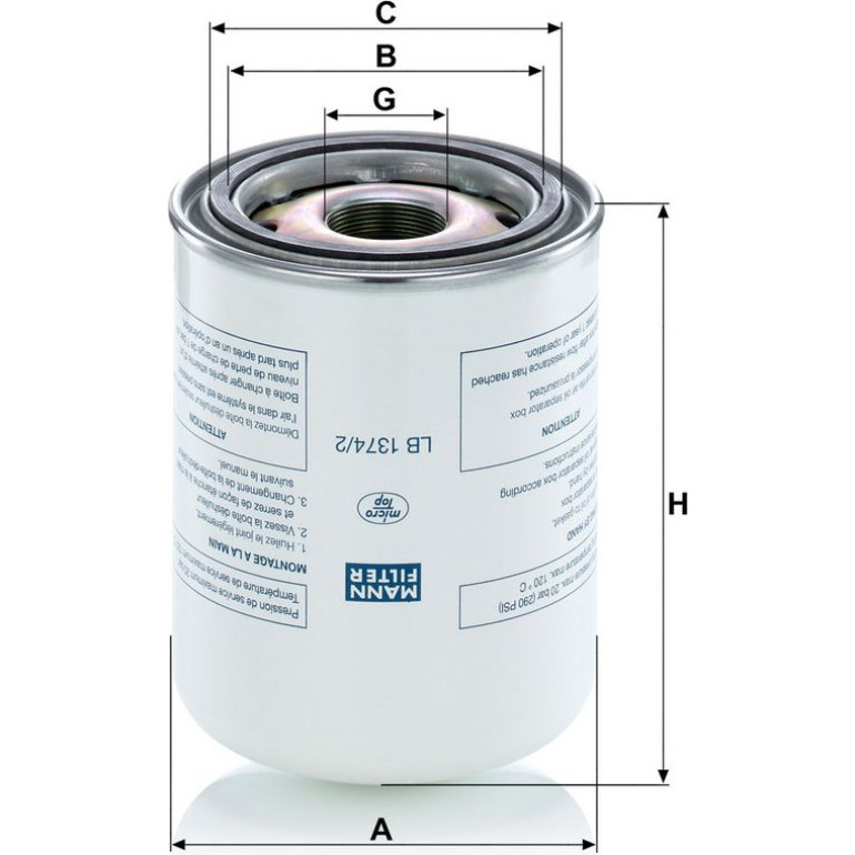 Filter, Drucklufttechnik LB 1374/2 Filter, Drucklufttechnik LB 1374/2