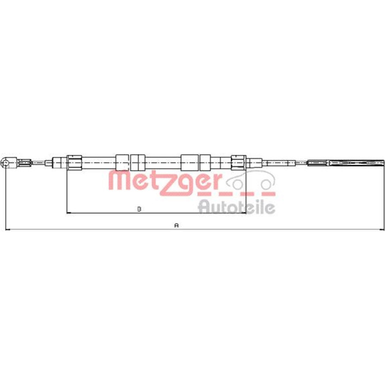 Seilzug, Feststellbremse 10.4156 Seilzug, Feststellbremse 10.4156