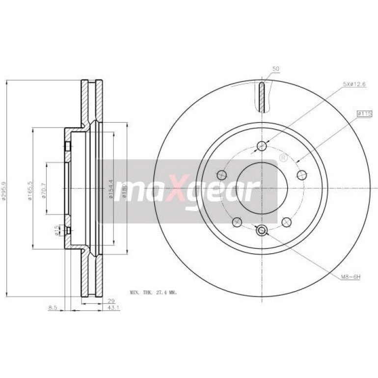 Bremsscheibe 19-2369MAX Bremsscheibe 19-2369MAX