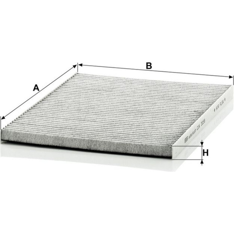 MANN-FILTER CUK 3059 Innenraumfilter, Aktivkohlefilter MANN-FILTER CUK 3059 Innenraumfilter, Aktivkohlefilter