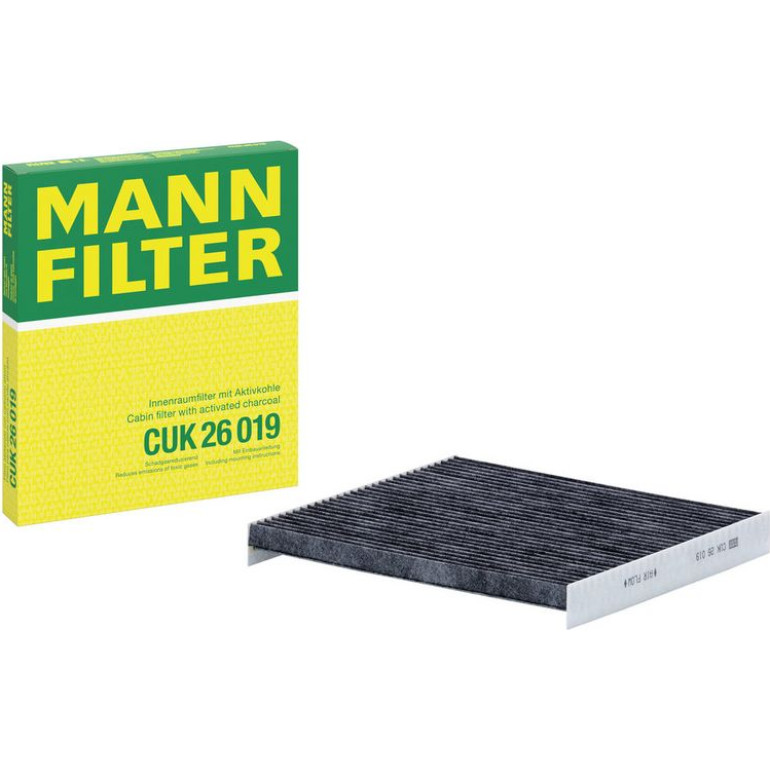 MANN-FILTER CUK 26 019 Innenraumfilter, Aktivkohlefilter MANN-FILTER CUK 26 019 Innenraumfilter, Aktivkohlefilter