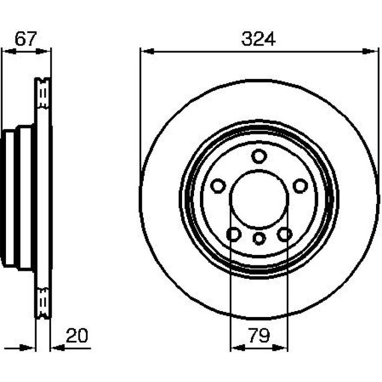 Bremsscheibe 0 986 479 004 Bremsscheibe 0 986 479 004