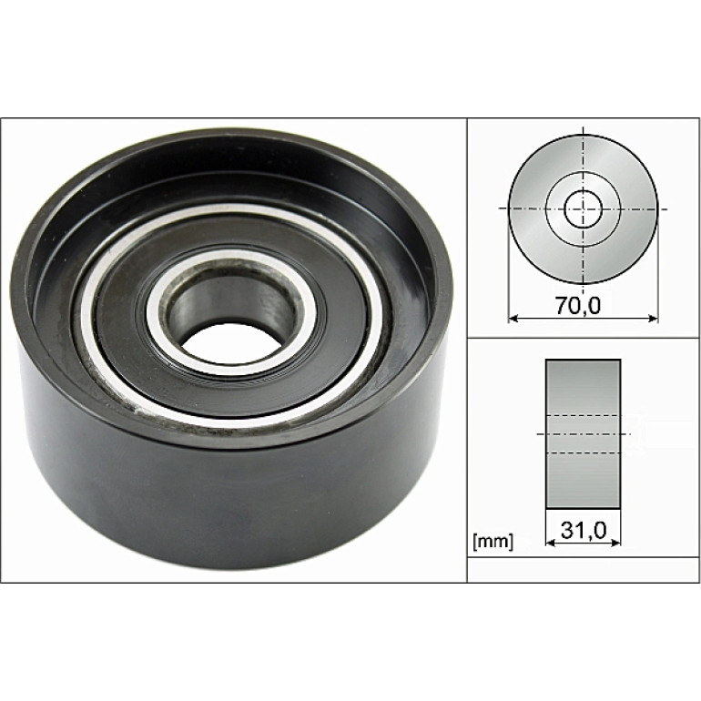 Umlenk-/Führungsrolle, Keilrippenriemen 532 0588 10