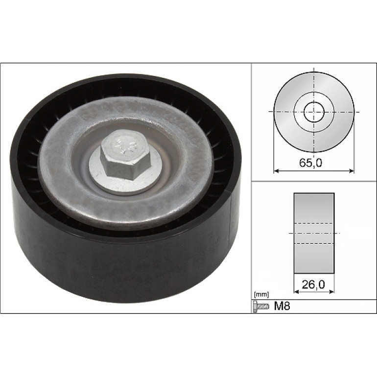 Umlenk-/Führungsrolle, Keilrippenriemen 532 0621 10 Umlenk-/Führungsrolle, Keilrippenriemen 532 0621 10