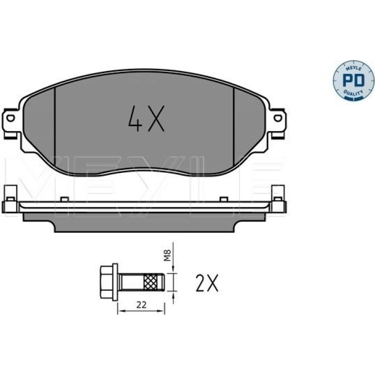 Bremsbelagsatz, Scheibenbremse 025 220 8718/PD Bremsbelagsatz, Scheibenbremse 025 220 8718/PD