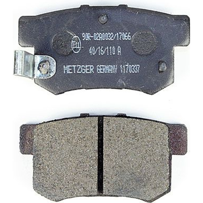 Bremsbelagsatz, Scheibenbremse 1170337 Bremsbelagsatz, Scheibenbremse 1170337