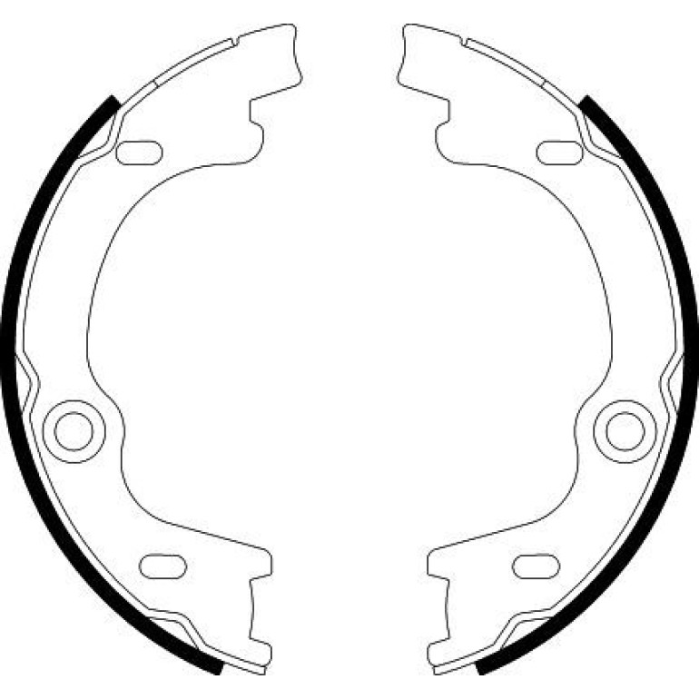 Bremsbackensatz, Feststellbremse 8DA 355 050-881