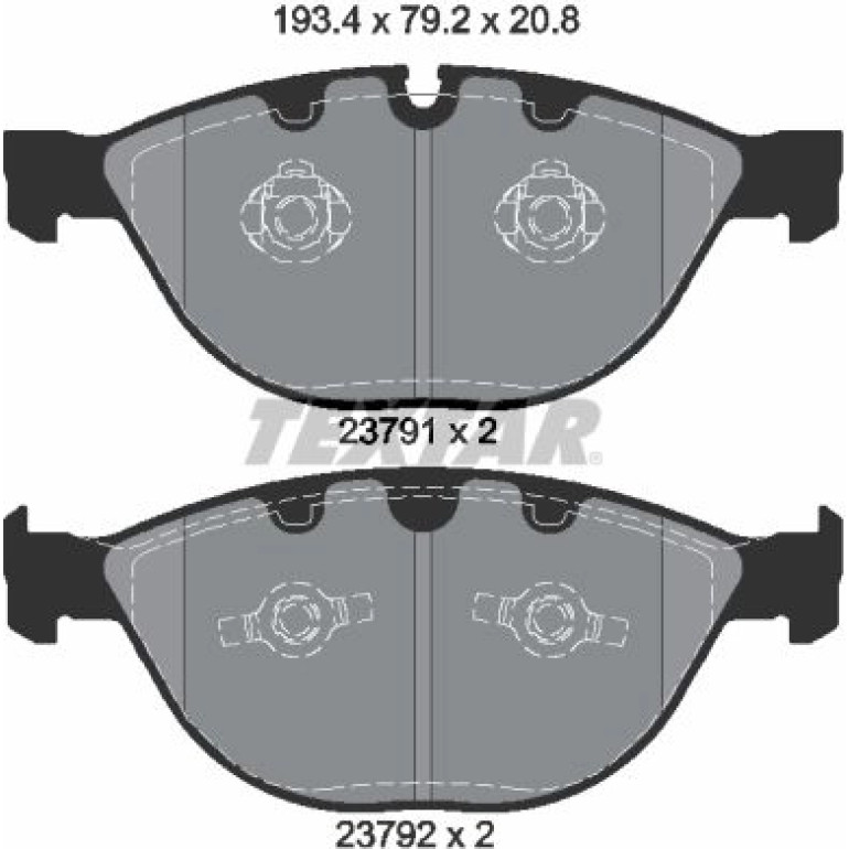 Bremsbelagsatz, Scheibenbremse 2379101 Bremsbelagsatz, Scheibenbremse 2379101