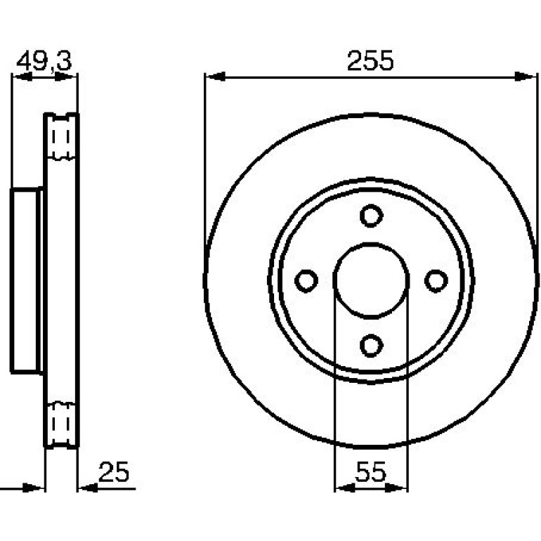Bremsscheibe 0 986 479 084 Bremsscheibe 0 986 479 084