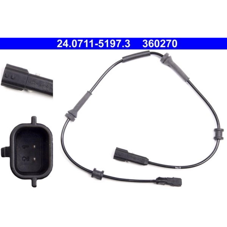 Sensor, Raddrehzahl 24.0711-5197.3 Sensor, Raddrehzahl 24.0711-5197.3
