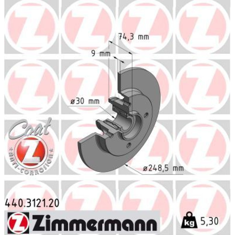 Bremsscheibe 440.3121.20