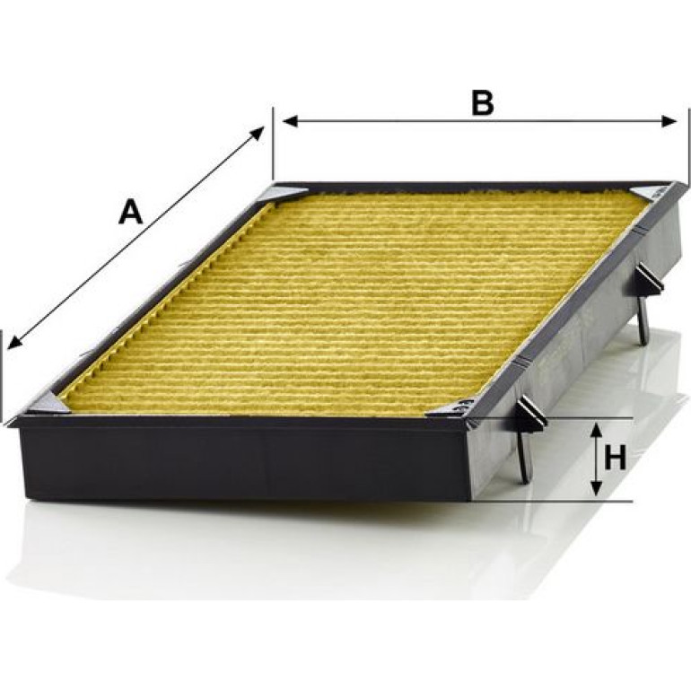 MANN-FILTER FP 3454 Innenraumfilter FreciousPlus Aktivkohlefilter mit Polyphenol, antibakteriell, Feinstaubfilter (PM 2.5)