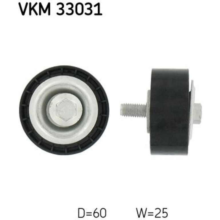 Umlenk-/Führungsrolle, Keilrippenriemen VKM 33031 Umlenk-/Führungsrolle, Keilrippenriemen VKM 33031