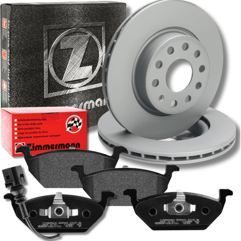 Zimmermann Bremsscheiben belüftet Ø280+ Bremsbeläge Vorne für PR.Nr. 1ZF 1ZM (600.3233.20 + 23131.195.1) Zimmermann Bremsscheiben belüftet Ø280+ Bremsbeläge Vorne für PR.Nr. 1ZF 1ZM (600.3233.20 + 23131.195.1)