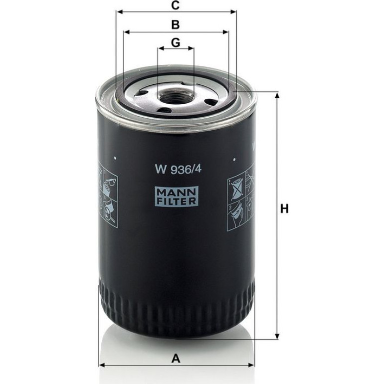 Ölfilter W 936/4