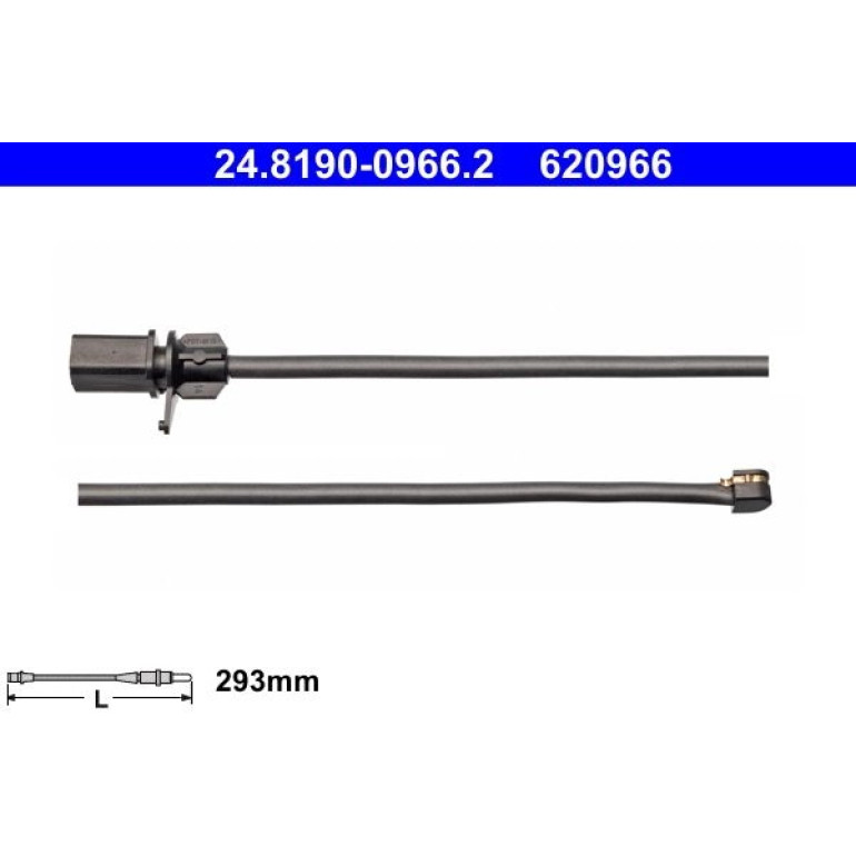 Warnkontakt, Bremsbelagverschleiß 24.8190-0966.2