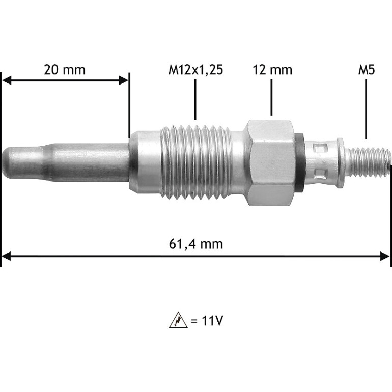 Glühkerze 345108 Glühkerze 345108