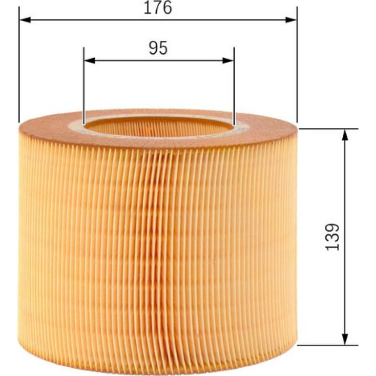 BOSCH 1 457 433 590 Luftfilter BOSCH 1 457 433 590 Luftfilter