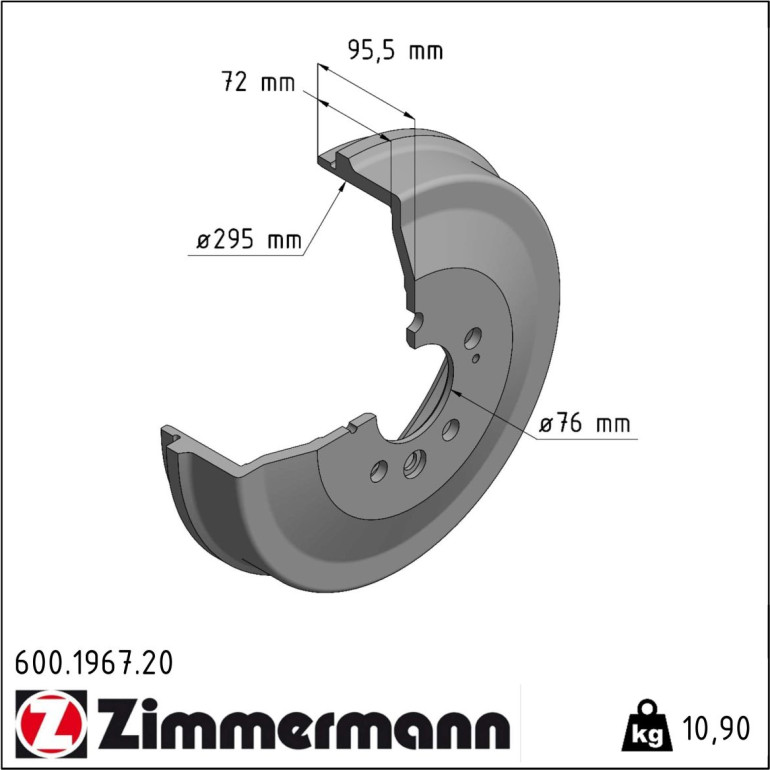 Bremstrommel 600.1967.20