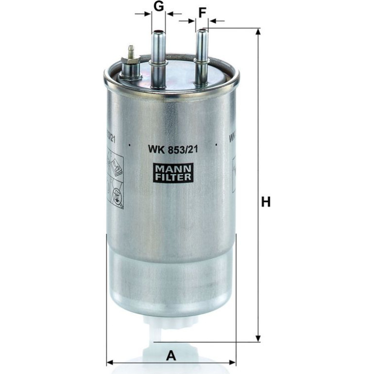 Kraftstofffilter WK 853/21 Kraftstofffilter WK 853/21