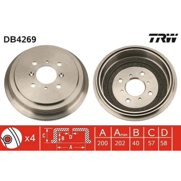 Bremstrommel DB4269 Bremstrommel DB4269
