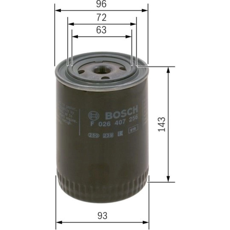 Ölfilter F 026 407 256