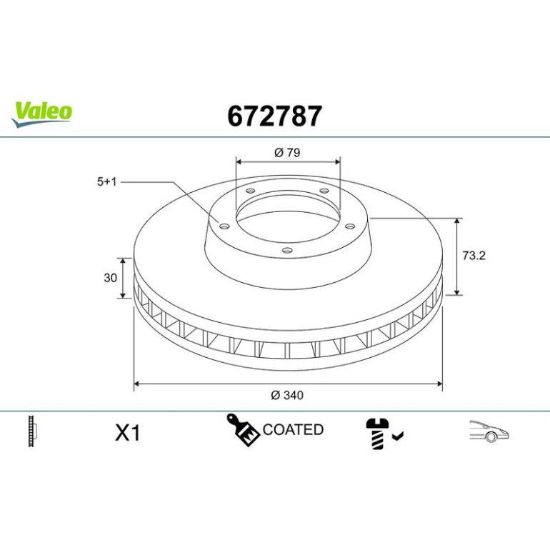 Bremsscheibe 672787 Bremsscheibe 672787