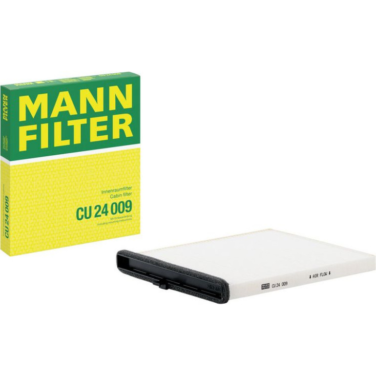 MANN-FILTER CU 24 009 Innenraumfilter, Partikelfilter MANN-FILTER CU 24 009 Innenraumfilter, Partikelfilter
