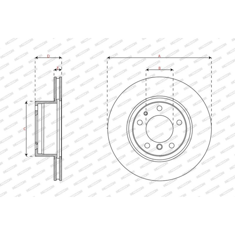 Bremsscheibe DDF211