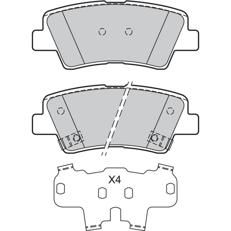 Bremsbelagsatz, Scheibenbremse 601139 Bremsbelagsatz, Scheibenbremse 601139