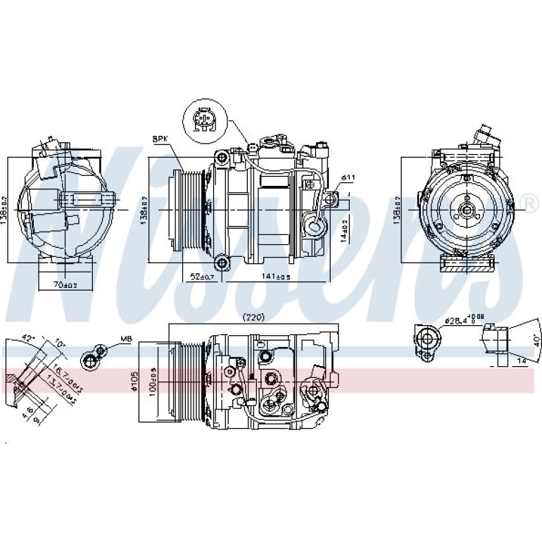 Kompressor, Klimaanlage 89412