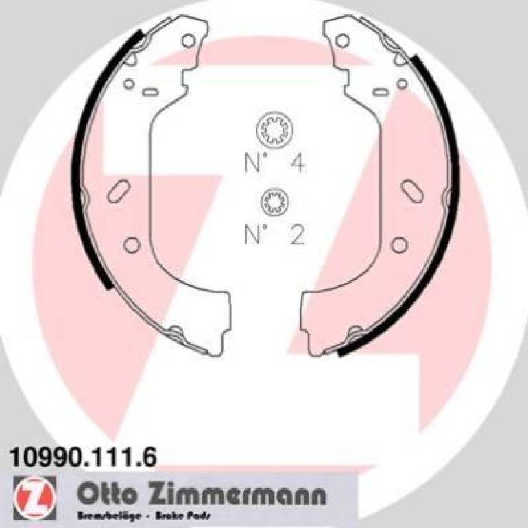 Bremsbackensatz 10990.111.6 Bremsbackensatz 10990.111.6