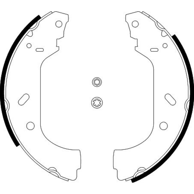 Bremsbackensatz 8DB 355 001-641 Bremsbackensatz 8DB 355 001-641