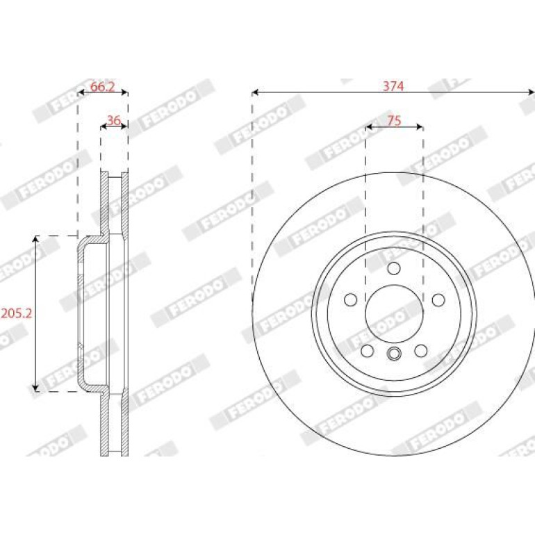 Bremsscheibe DDF2042LC-1 Bremsscheibe DDF2042LC-1