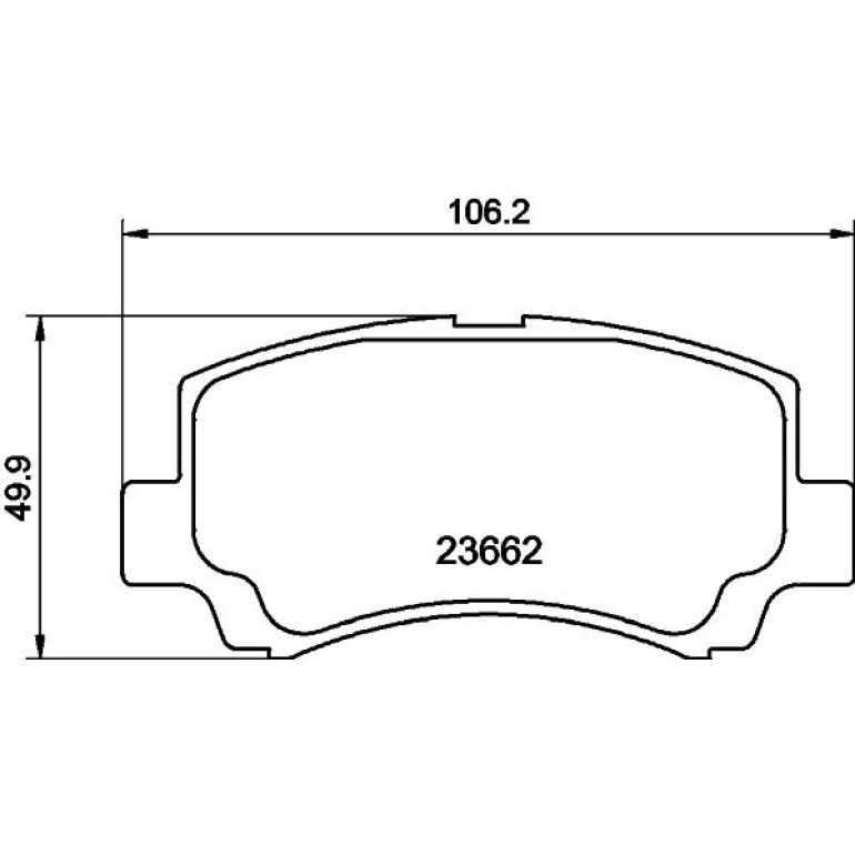 Bremsbelagsatz, Scheibenbremse 8DB 355 009-681 Bremsbelagsatz, Scheibenbremse 8DB 355 009-681