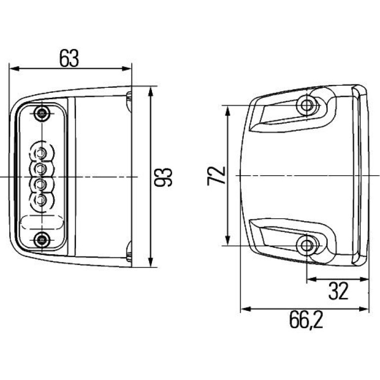 Kennzeichenleuchte 2KA 010 278-321
