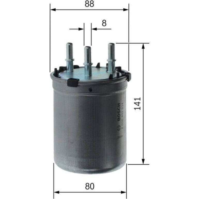 Kraftstofffilter F 026 402 834 Kraftstofffilter F 026 402 834