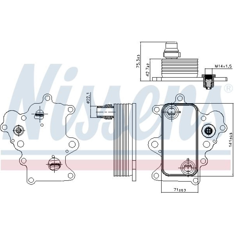 Ölkühler, Motoröl 90885