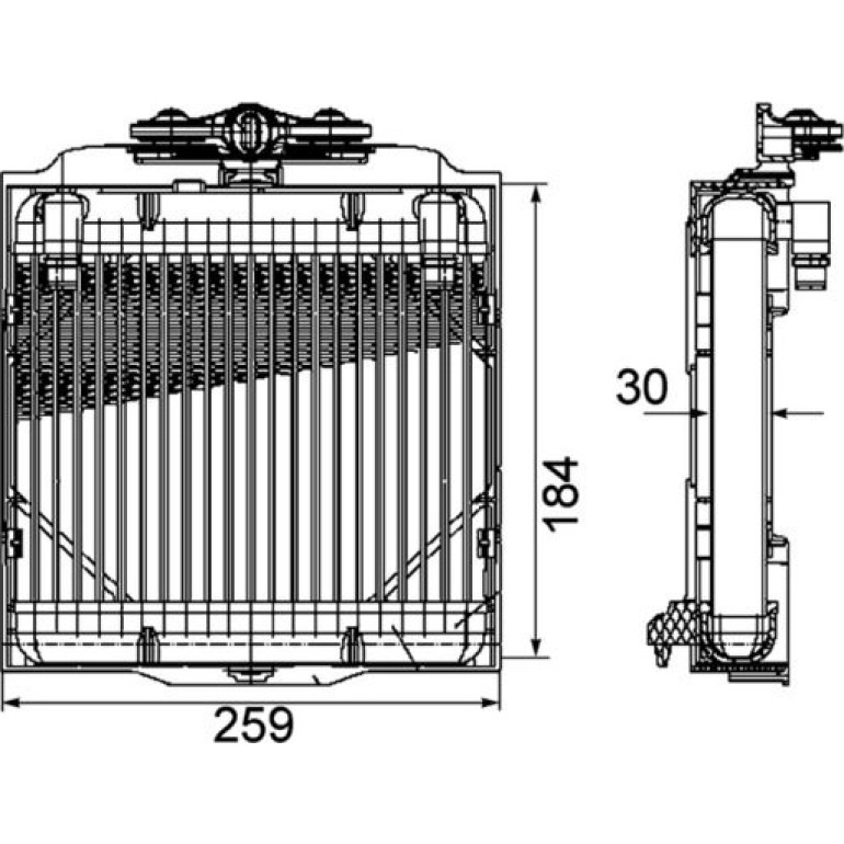 Ölkühler, Automatikgetriebe CLC 102 000P Ölkühler, Automatikgetriebe CLC 102 000P