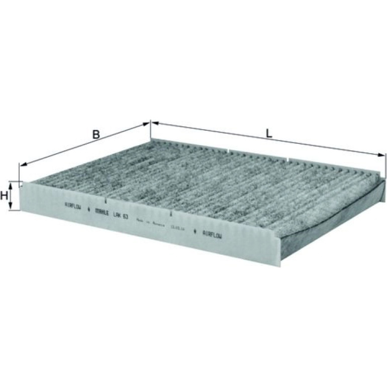 Filter, Innenraumluft LAK 63 Filter, Innenraumluft LAK 63