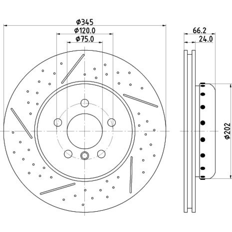 Bremsscheibe 8DD 355 120-781