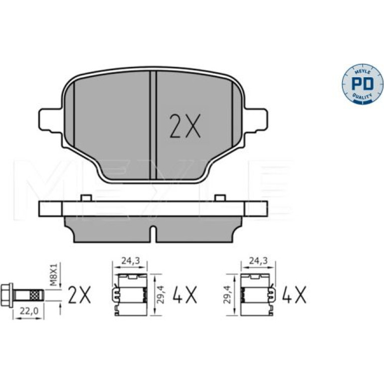 Bremsbelagsatz, Scheibenbremse 025 207 6417/PD Bremsbelagsatz, Scheibenbremse 025 207 6417/PD
