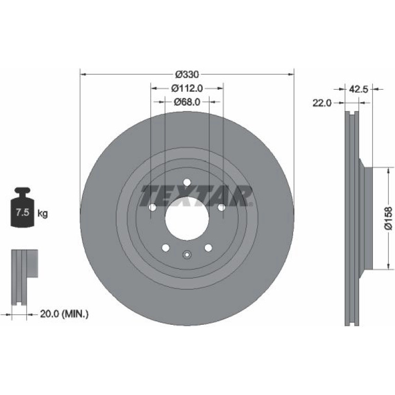 Bremsscheibe 92160403 Bremsscheibe 92160403